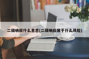 二级响应什么意思(二级响应属于什么风险)