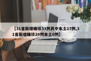 【31省新增确诊33例其中本土17例,31省新增确诊20例本土6例】